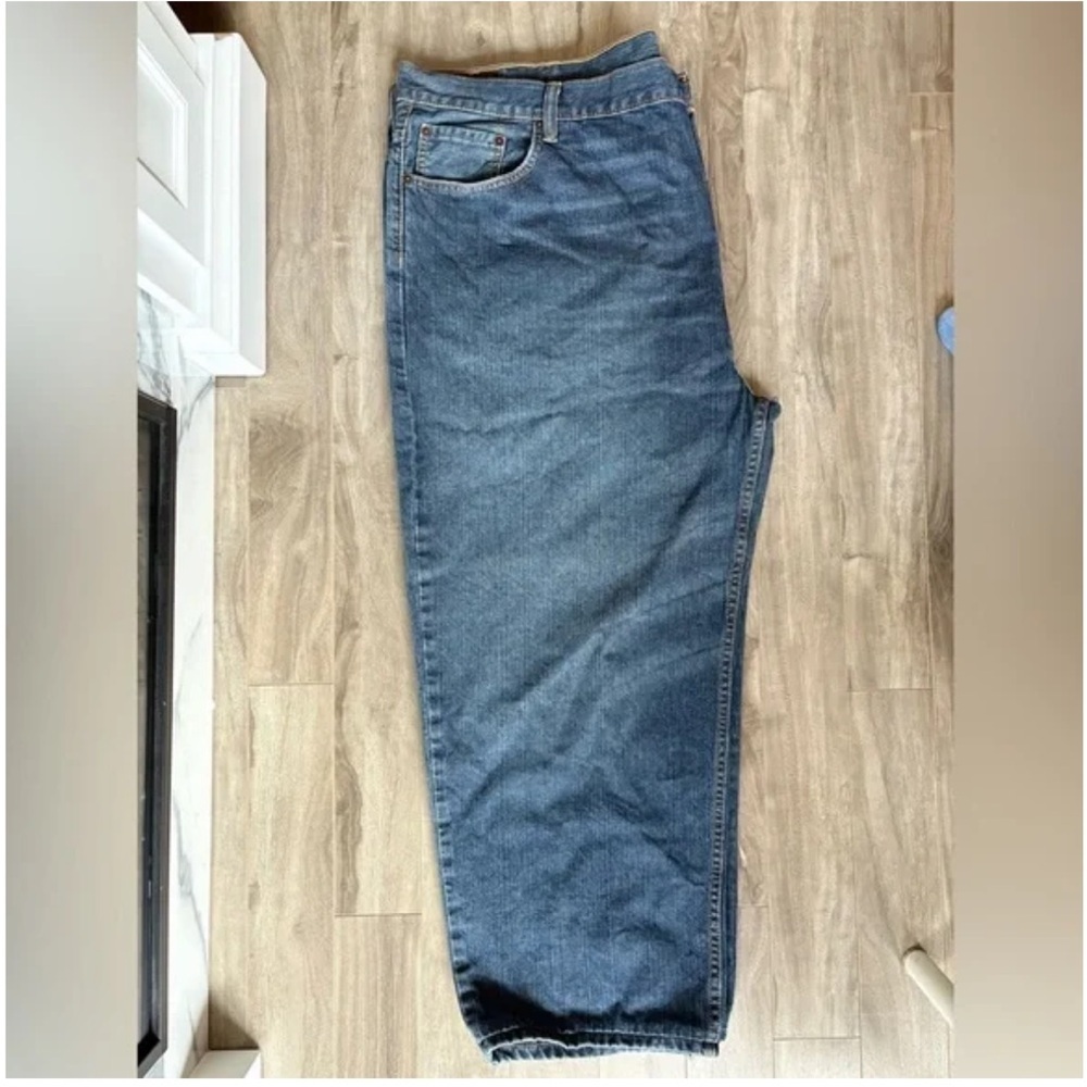 Levi’s Men’s Straight Leg Jeans Blue Tailored 50W x 26L Red Tab - Picture 4 of 11